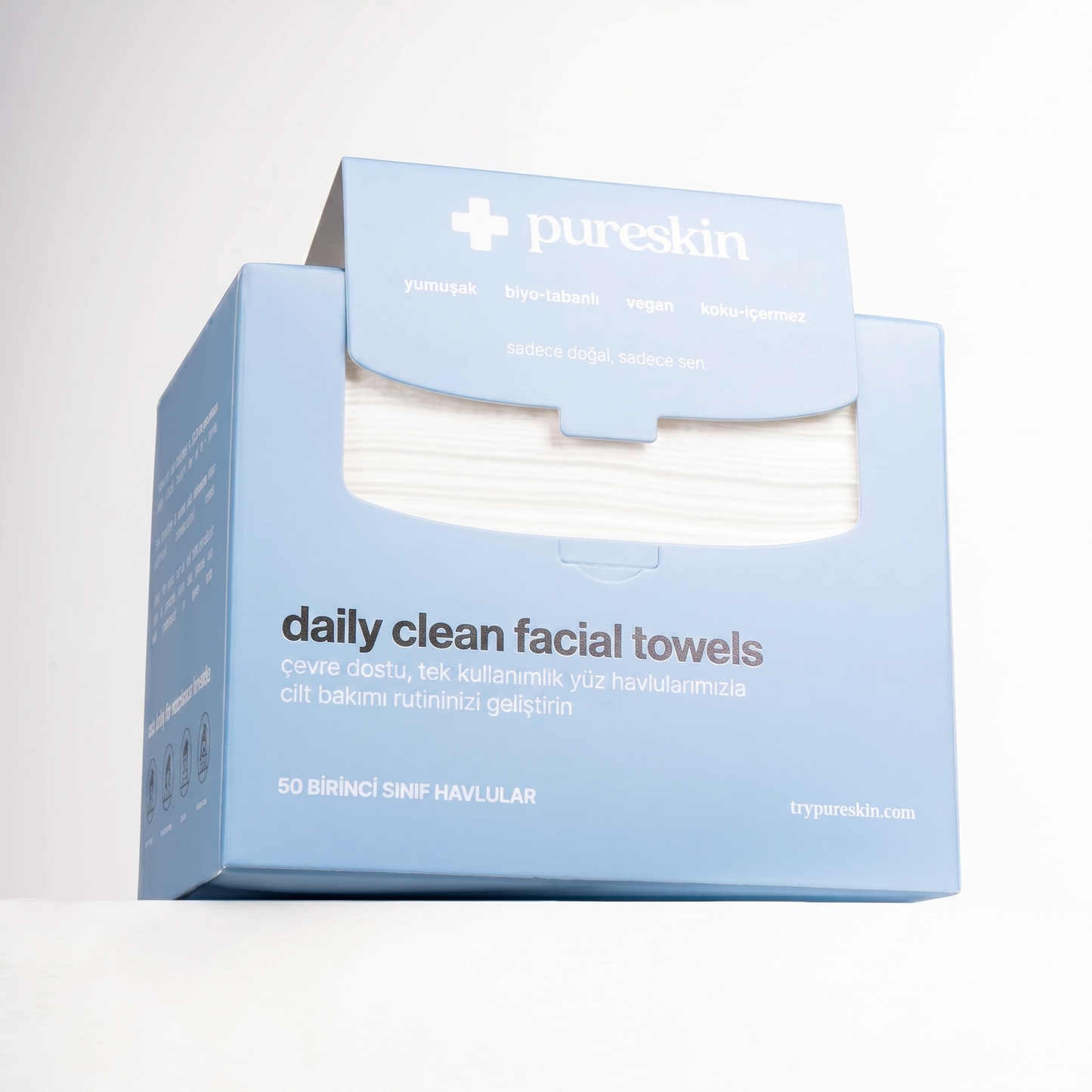 Pure Skin Günlük Yüz Temizleme Havlusu