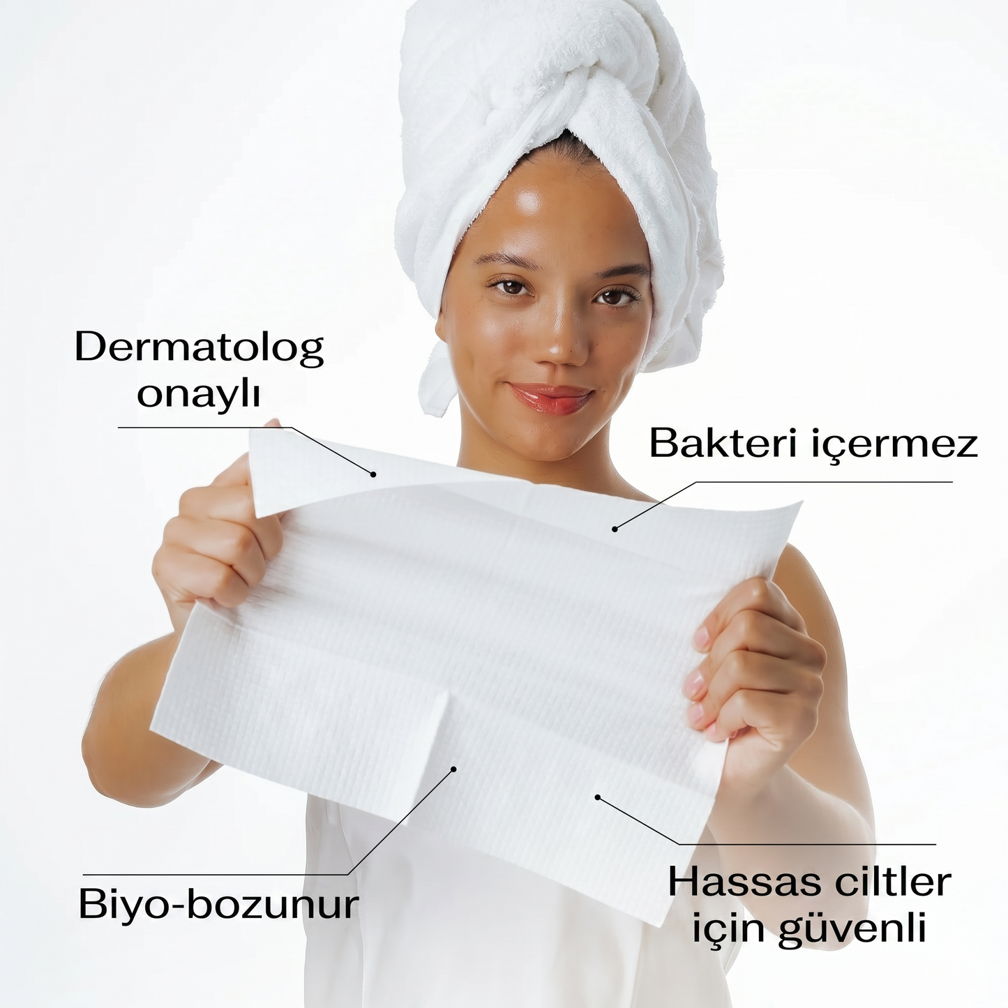 Pure Skin Günlük Yüz Temizleme Havlusu